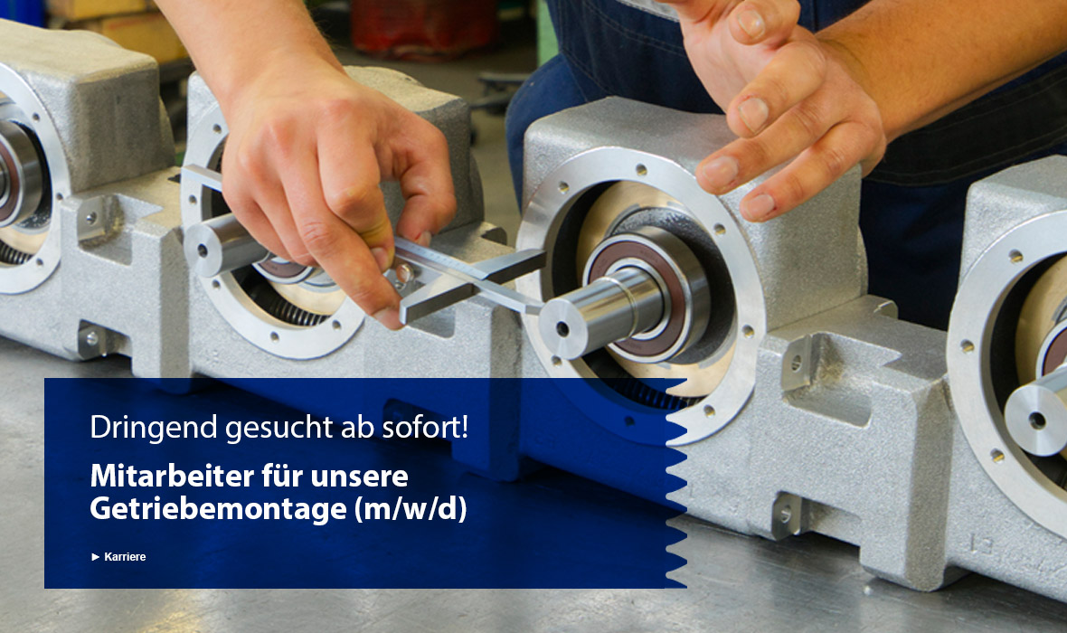 Ab sofort - Mitarbeiter für Getriebemontage (m/w/d) gesucht