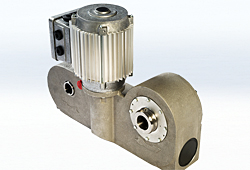 Doppelschneckengetriebe mit doppeltem Abtrieb